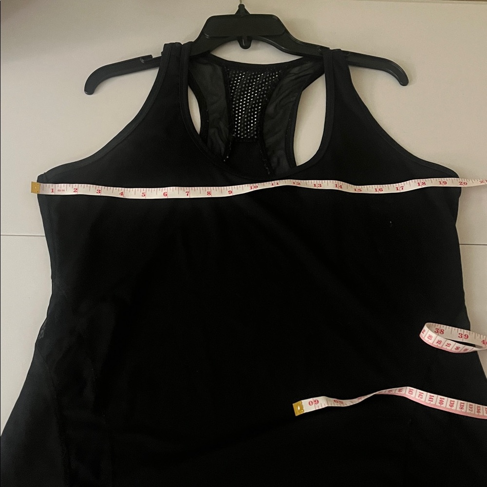 Marika Black Mesh Racerback Tank - Picture 5 of 6